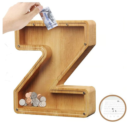 🔥Piggy Bank-Wood Gift For Kids