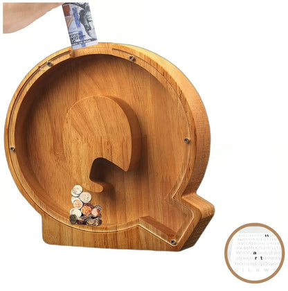 🔥Piggy Bank-Wood Gift For Kids